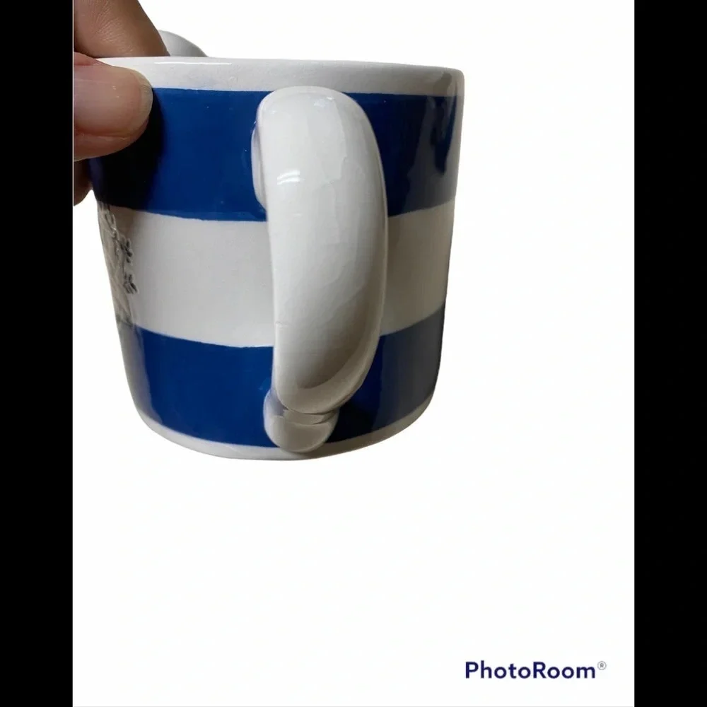 Williams-Sonoma Blue and White Coffee Mugs